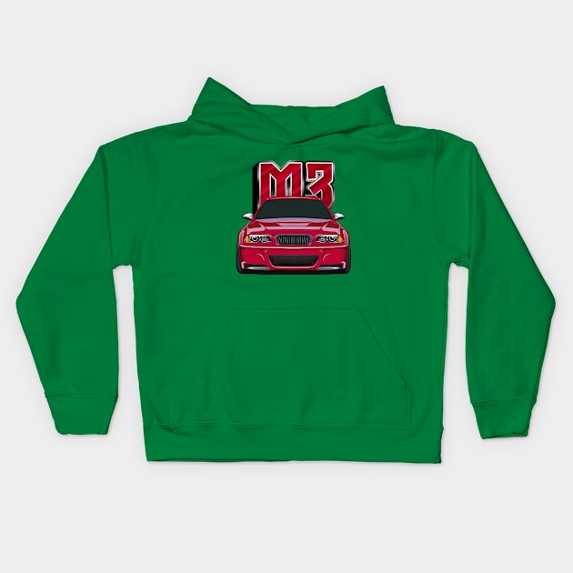 M3 E46 Kids Hoodie by Automotive_King